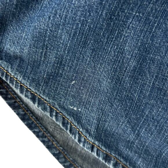 Vintage Y2K Winchester Denim Sleeveless Shirt Vest Mens M Western Snap Button - Picture 6 of 9